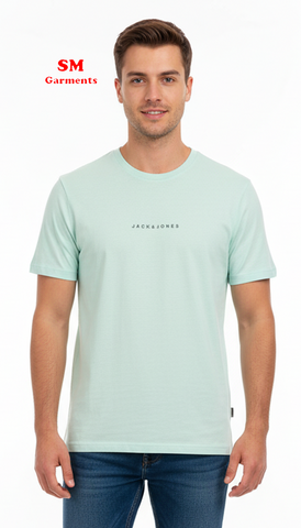 JACK & JONES MENS BASIC CREW NECK T SHIRT