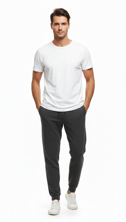 PEPCO MENS BASIC CHARCOAL TROUSER