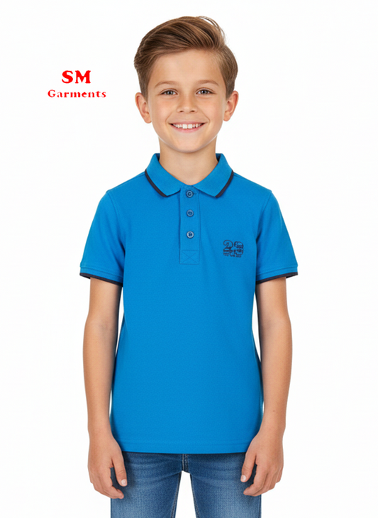 VERTBAUDET Boys Piqué Knit Polo