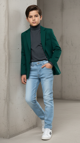 RESERVED BOYS ICE BLUE  DENIM JEANS