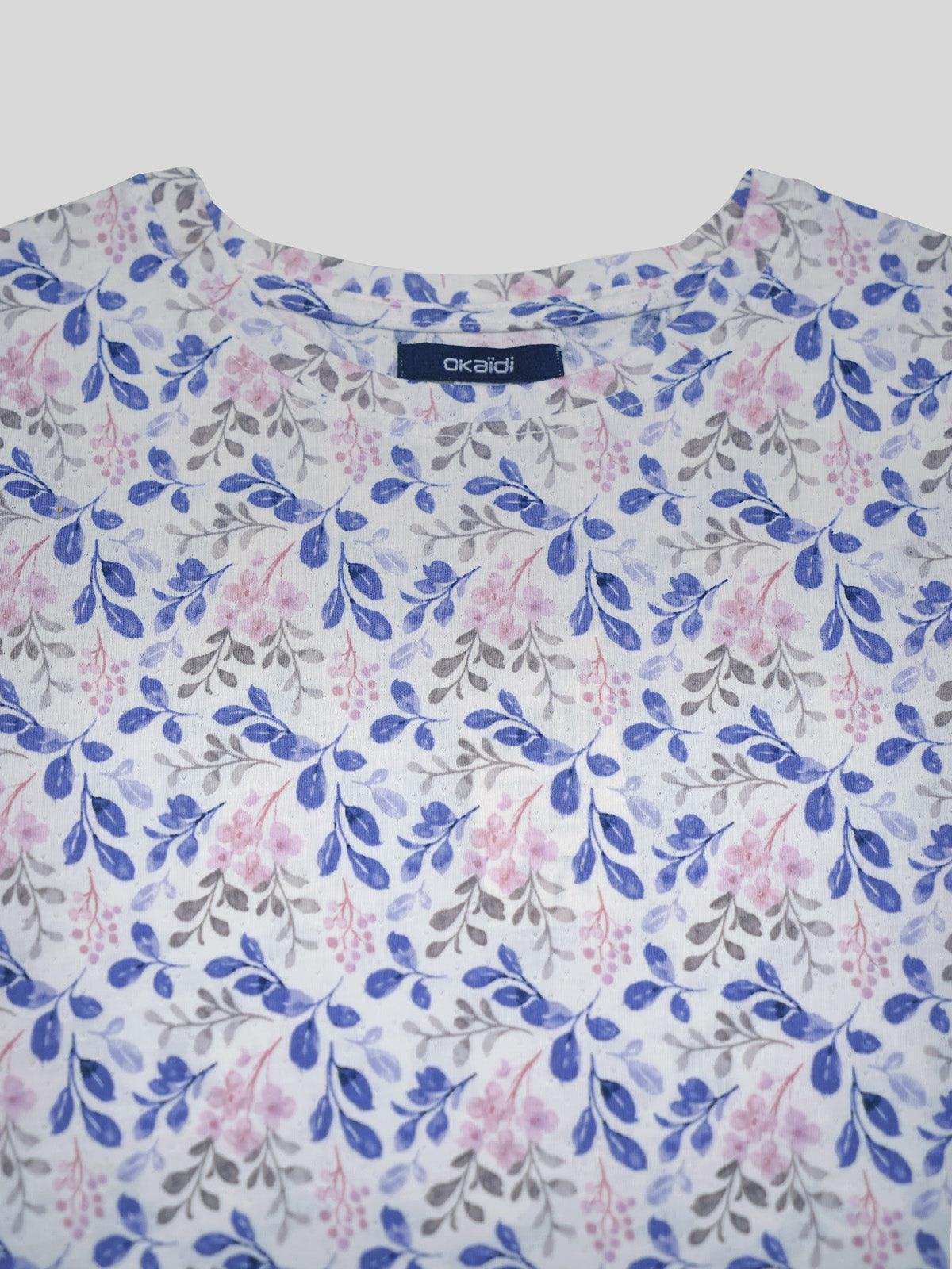 OKAIDI GIRLS FLORAL T-SHIRT