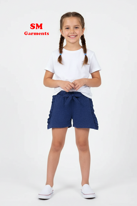 GIRLS PLAIN SHORTS