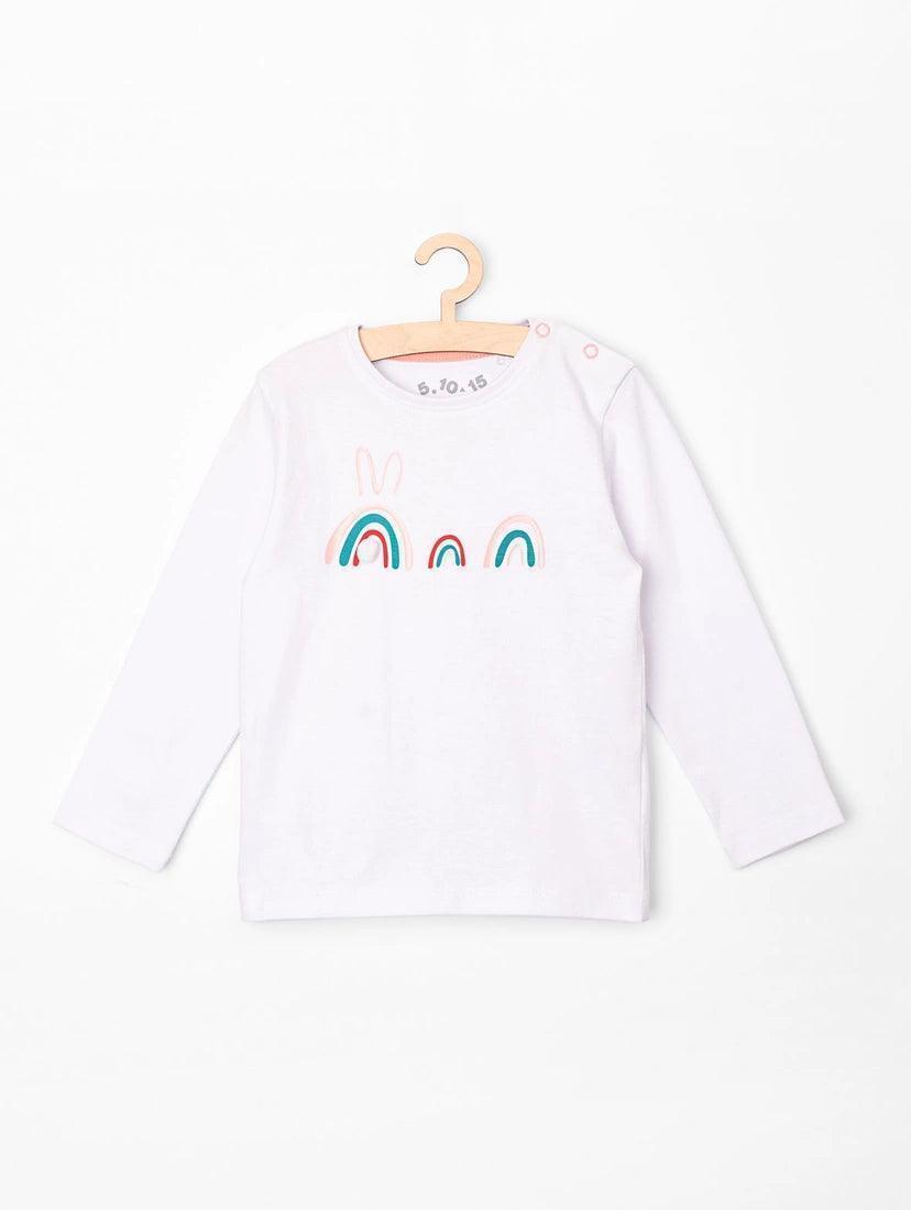 Girls' cotton long sleeve tees