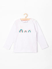 Girls' cotton long sleeve tees