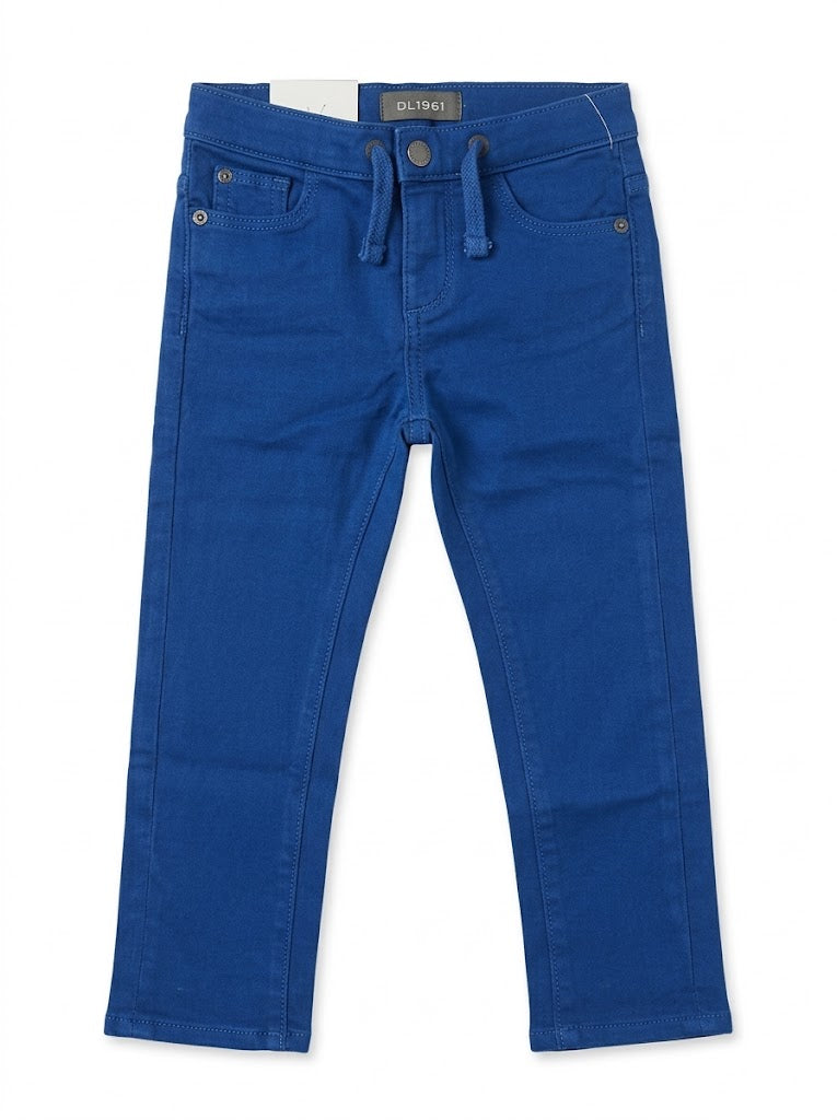 Boys Royal Blue Drawstring Slim Fit Stretch Pants| SM GARMENTS