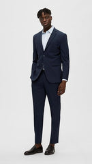 Mens Navy Formal Premium Blazer Regular Length