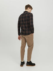 Jack & Jones Men Slim Fit Checked shirt