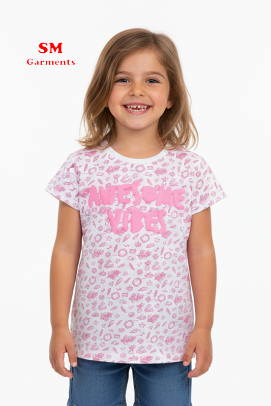 DU PAREIL AWESOME VIBE PRINT T-SHIRT