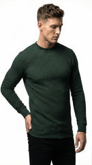 PB STWD Mens Textured CrewNeck Sweatshirt