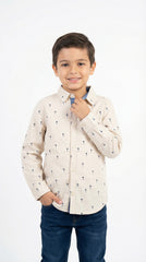 H&M L.O.G.G Boys Palm Tree Printed Shirt