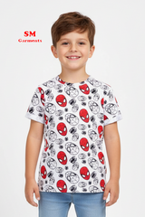 BOY T-SHIRT ALL OVER SPIDER MAN PRINT