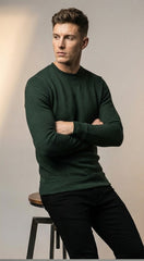 PB STWD Mens Textured CrewNeck Sweatshirt