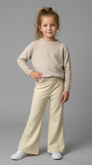 M&S Girls Basic Skin Shimmering Flared Leggings