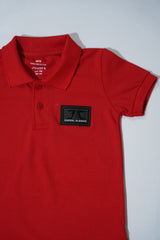 JUNIOR Boys Badge Polo Shirt