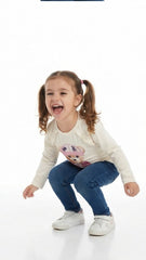 PRENATAL Girls Teddy Bear Printed Long Sleeved T Shirt