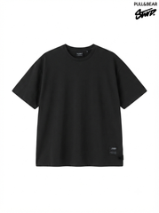 Pull & Bear Basic short sleeve over size cotton T-shirt