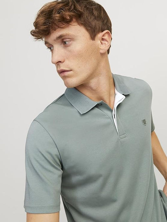 JJ Plain Shirt collar Polo