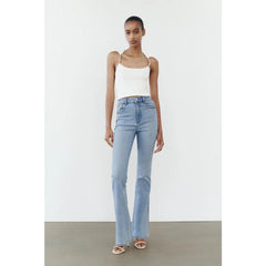 VAILENT Light Blue Flare Jeans