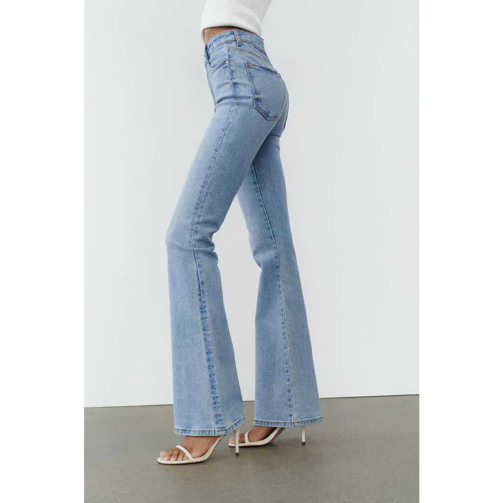 VAILENT Light Blue Flare Jeans