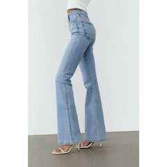 VAILENT Light Blue Flare Jeans