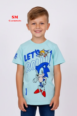 Sonic The Hedgehog Graphic T-Shirt For Boys