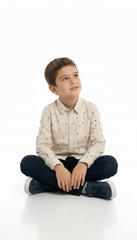 H&M L.O.G.G Boys Palm Tree Printed Shirt