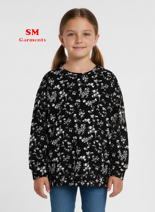 Dupareil girls floral t-shirt