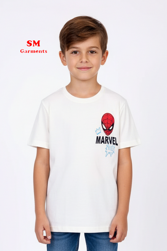 MARVEL SPIDER MAN FACE PRINT T-SHIRT