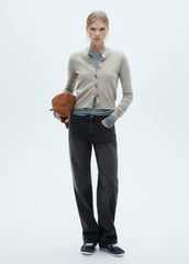 Women Mid-rise Straight Jeans