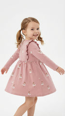 H&M Girls Printed Dress