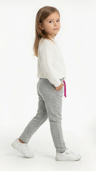 MAWI COLLECTION Girls Grey Basic Trouser