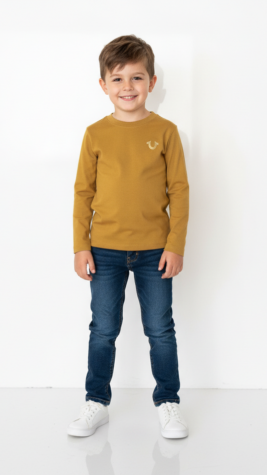 TRUE RELIGION BOYS LONG SLEEVED T-SHIRT