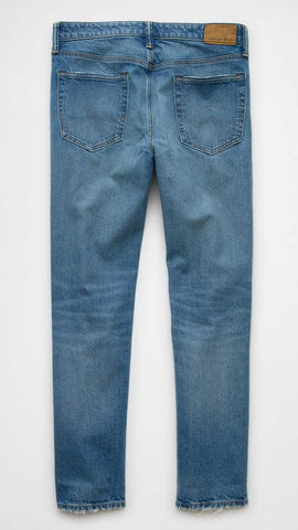 Easy Flex Tencel Fibers Slim Straight Jeans For Mens