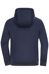 DAIBER Mens Oversized Zipped Hoodie