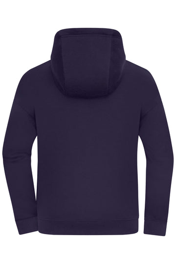 DAIBER Mens Oversized Zipped Hoodie