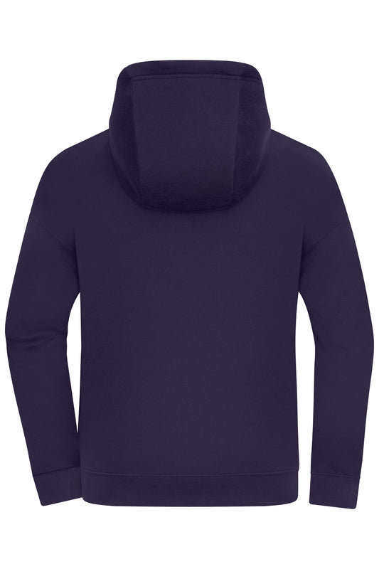 DAIBER Mens Oversized Zipped Hoodie