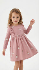 H&M Girls Printed Dress