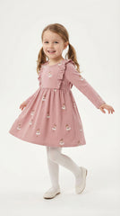 H&M Girls Printed Dress