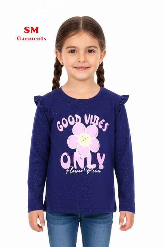 DU PAREIL GOOD VIBES GIRLS T-SHIRT