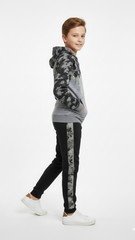 ROADWEAR Boys Printed Zipper Hoodie and Jogger Suit
