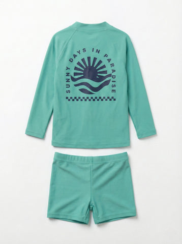 GEORGE KIDS BEACH PRINTED SUIT
