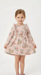H&M Girls Printed Floral Dress