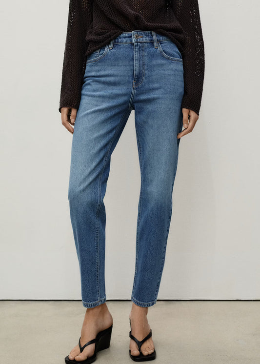 Women’s Premium Mom Elastic Jeans Newmom comfort high-rise jeans