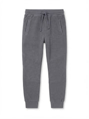 Boys' Casual Cotton Textured Jogger Pants – Gray