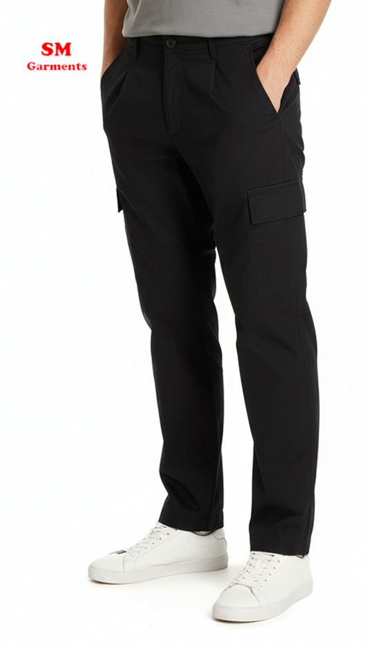 JACK & JONES JPSTBILL JJPASPEL - BLACK CARGO