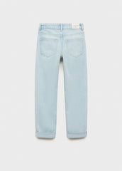 BOYS Straight jeans with turn-up