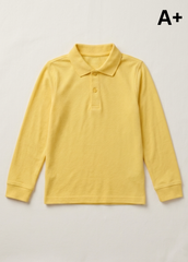 YOUTH A+ GIRLS YELLOW POLO