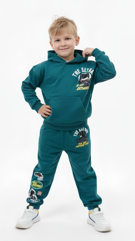 ZR KIDS THE BATMAN HOODIE AND TROUSER SET