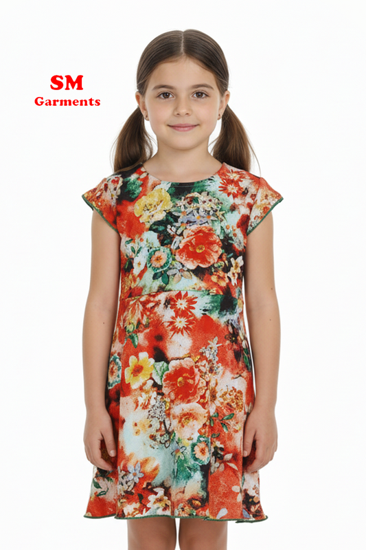 KIKI&KOKO GIRLS FLORAL DRESS