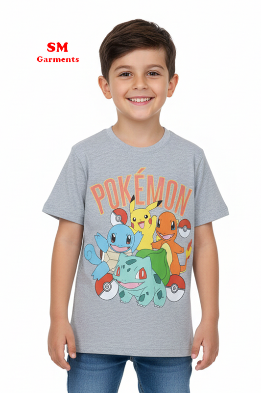 POKEMON BOYS PRINTED T SHIRT